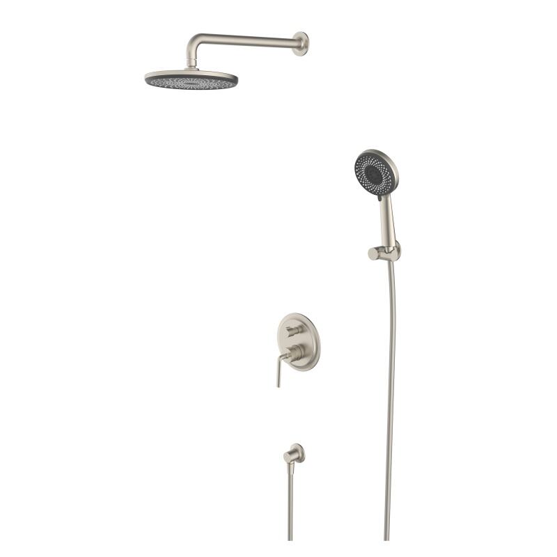 LE860204 Complete Brass Concealed System for Rainfall Shower and Waterfall Bathroom Spa Kit
