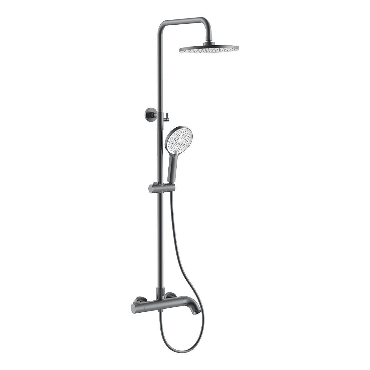 NewCool Series 1LN740400 Hot Sell Modern Design Complete Brass Bath Rain Shower Faucet Set Mixer Kit 2026 Chrome