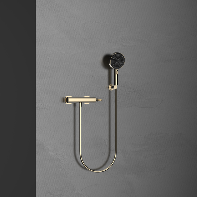 Laosi Series 1LU060302 Wholesale Wall Mounted Brass Waterfall Bath Faucet and Concealed Shower Mixer Set for Modern Bathtub Chrome