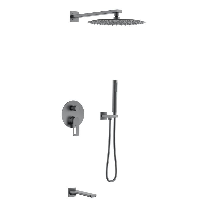 Zorn series 1LN080303 Premium Conceal Valve Brass Mixer Set for Rainfall and Waterfall Shower System in Bathroom Chrome