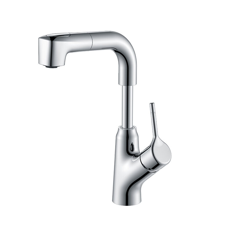 Fly Series 1LN030103 High End Grade Brass Water Mixer Single Hole Deck Mounted Bathroom Basin Faucet Chrome