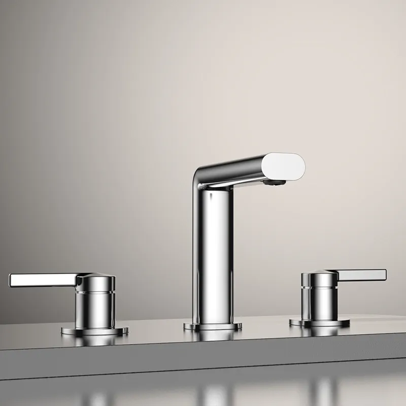What factors influence basin faucet selection for large-scale supply?