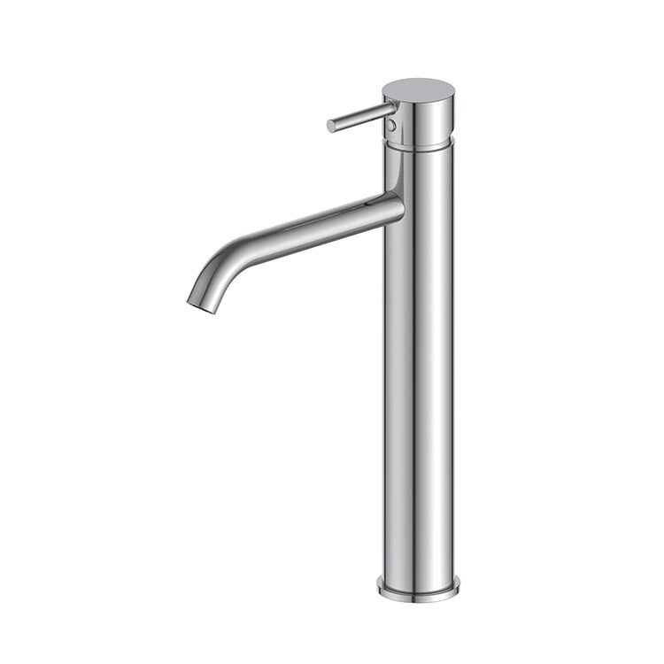 Maibao Series 1LN610102 European Style Brass Single Hole Bathroom Faucet with Deck Mounted Mixer Tap Gun Grey