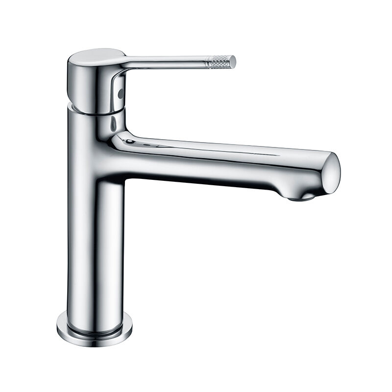 Fly Series 1LN040100 Sleek Deck Mounted Brass Faucet Single Hole Bathroom Basin Hot And Cold Water Mixer Brushed Gold