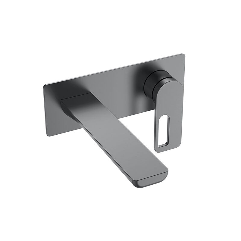 Zorn series 1LN080102 Lead-Free Brass 2 Holes Mixer for Bathroom Wash Basin Wall Mounted Faucet Rose Gold