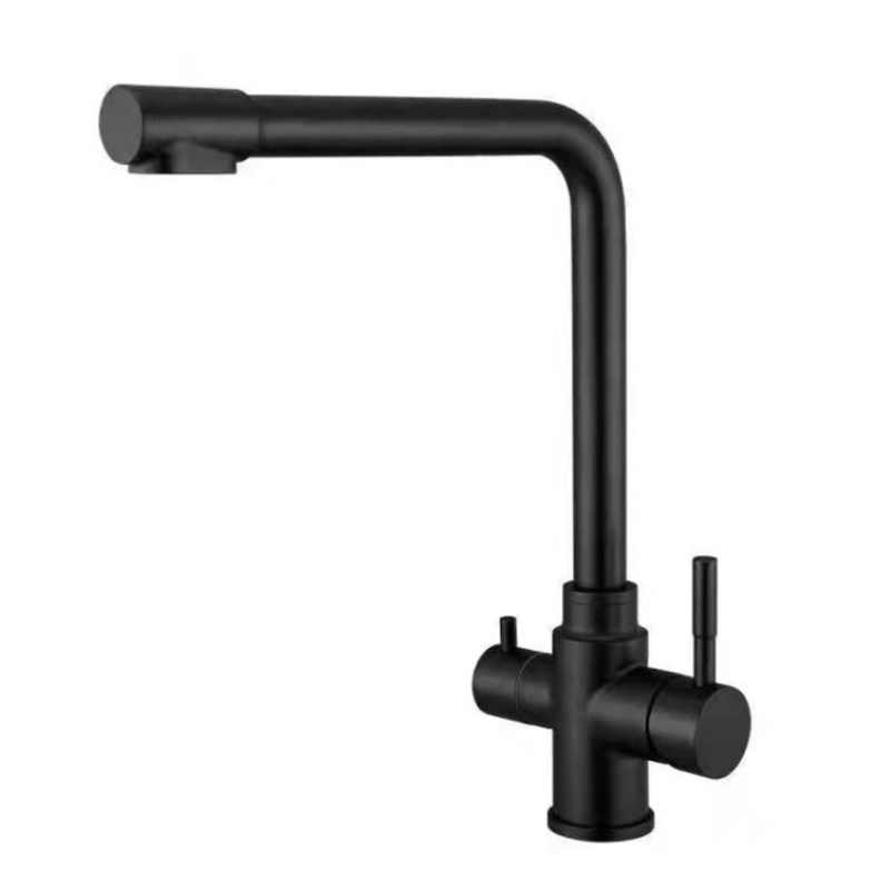 1LQ280200 Hot Sell Brass Pull Down Spray Kitchen Faucet with Single Handle for Cold Hot Water Brushed Gold