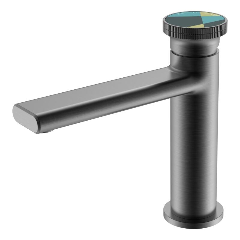 Yuan Series 1LQ310100 High End Grade Brass Water Mixer Single Hole Deck Mounted Bathroom Basin Faucet Chrome