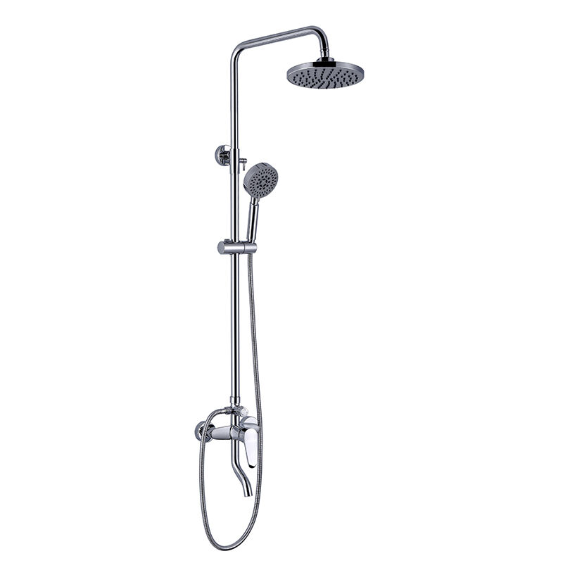 LE660203 Wholesale Water-Saving Complete Brass Bath  Rain Shower Faucet Set Mixer Kit Efficient