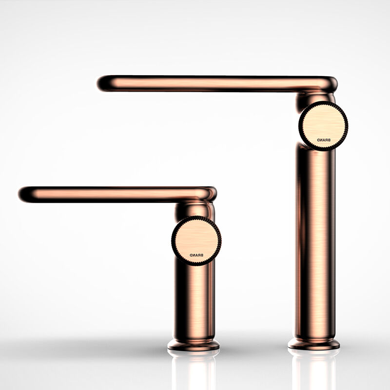 Sekko series 1SE500103 High-Quality Brass Cold and Hot Water Mixer Tap for Single Handle Bathroom Vanity Gold 