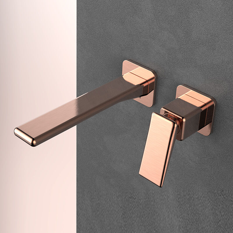 Xingbo Series 1XB600200 High-Quality Brass Cold and Hot Water Mixer Tap for Two Holes Bathroom Vanity Black 