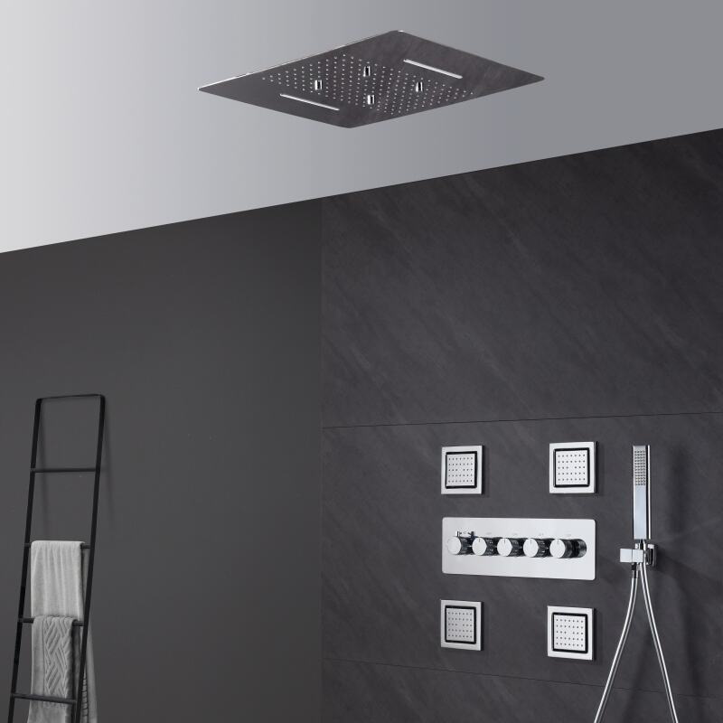 1LQ-69006806 High-Quality Brass Concealed Valve for Rainfall Shower and Waterfall Bathroom Mixer Set 