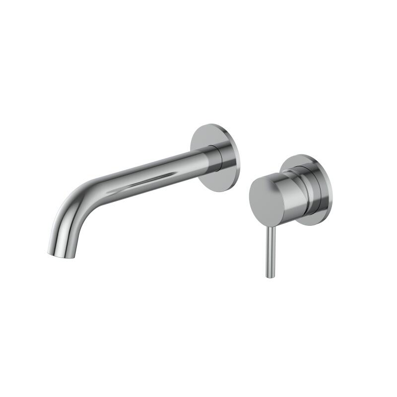 Maibao Series 1LN610316 Solid Brass Construction 2 Holes Bathroom Faucet with Wall Mounted Basin Mixer Rose Gold