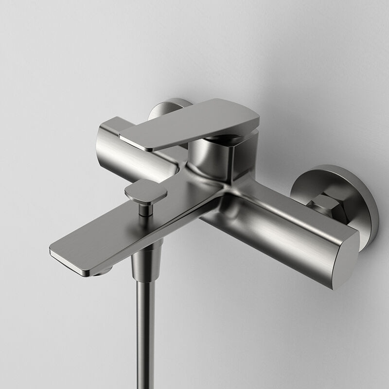 Nuoya Series 1NY500601 Wholesale Brass Bath Faucet and Shower Mixer Set for Modern Gun Grey