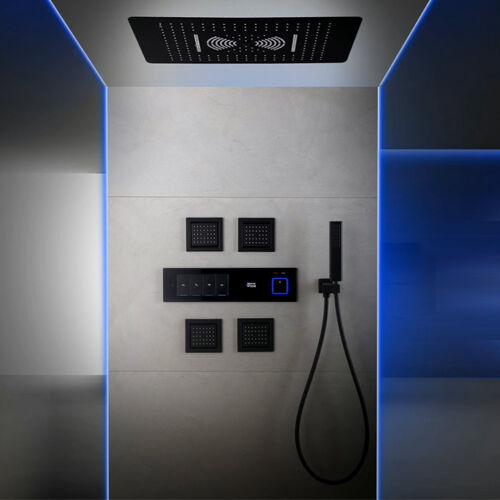 Luxury concealed four function large shower