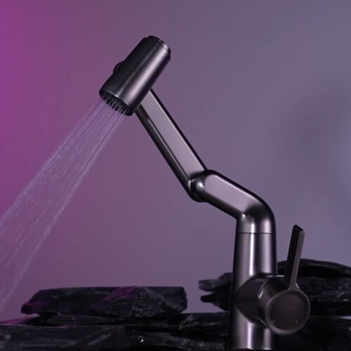 Four function basin faucet