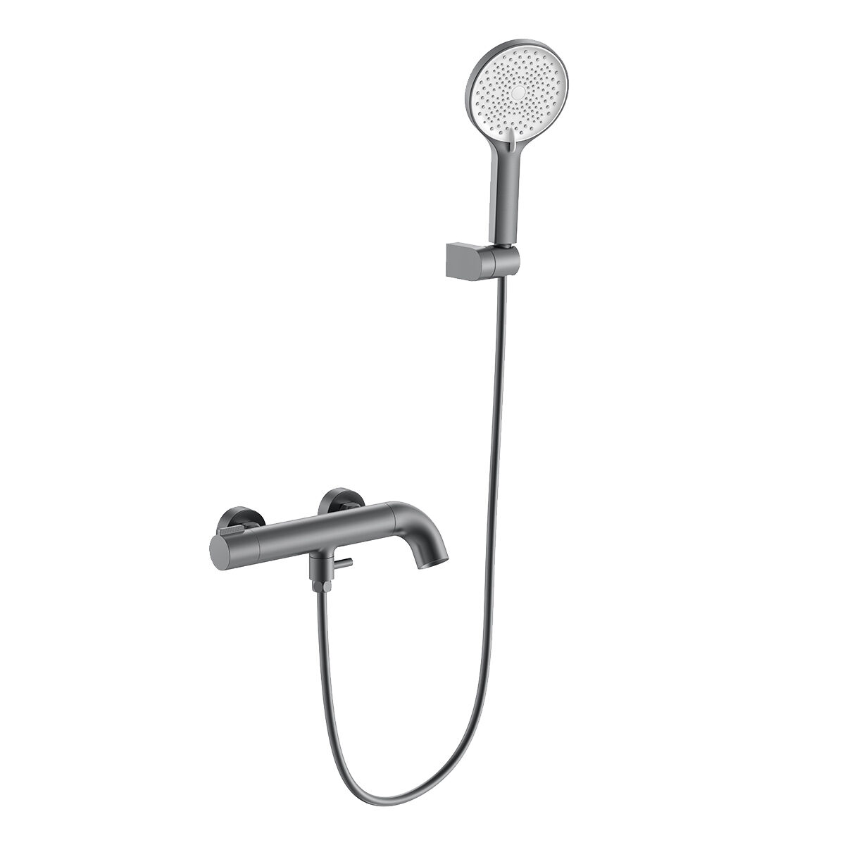 NewCool Series 1LN740401 Complete Brass Bathroom Set Bath Faucet and Shower Mixer Tap Gold