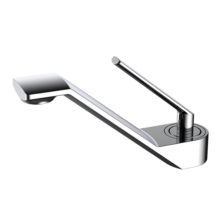 Duruo Series 1LN780100 Water-Saving Brass Single Hole Mixer Tap for Bathroom Wash Basin and Vanity Gun Grey