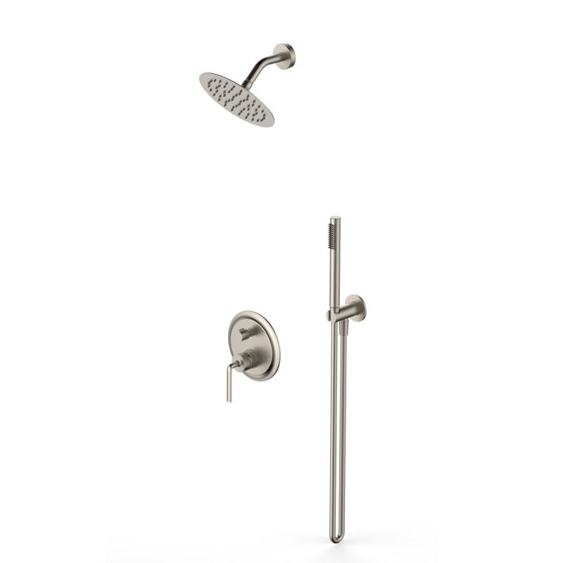 LE860203 High-Pressure Rain Shower and Waterfall Set with Concealed Brass Mixer Valve for Bathroom