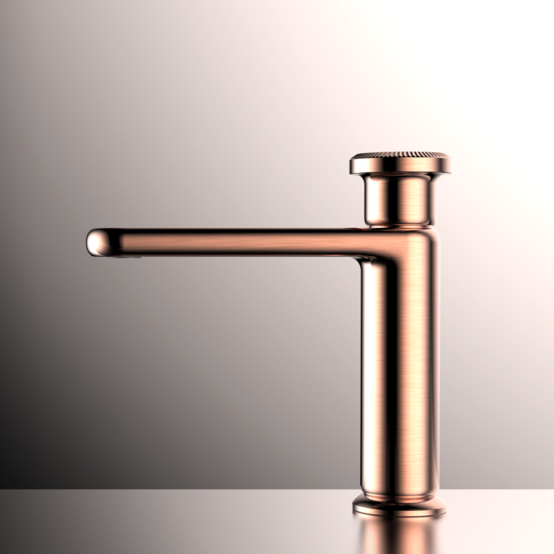 Sekko series 1SE500100 Brass Cold Hot Water Mixer Wash Basin Faucet Deck Mounted Single Hole For Bathroom Chrome 