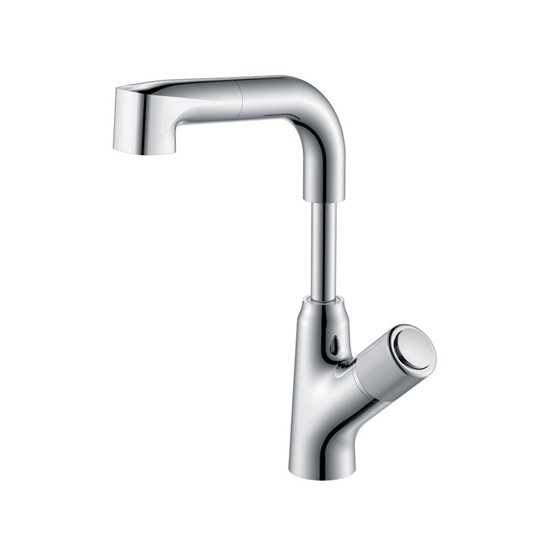 Fly Series 1LN020111 Elegant Brass Wash Basin Faucet Deck Mounted Single Hole Bathroom Sink Mixer Tap Black