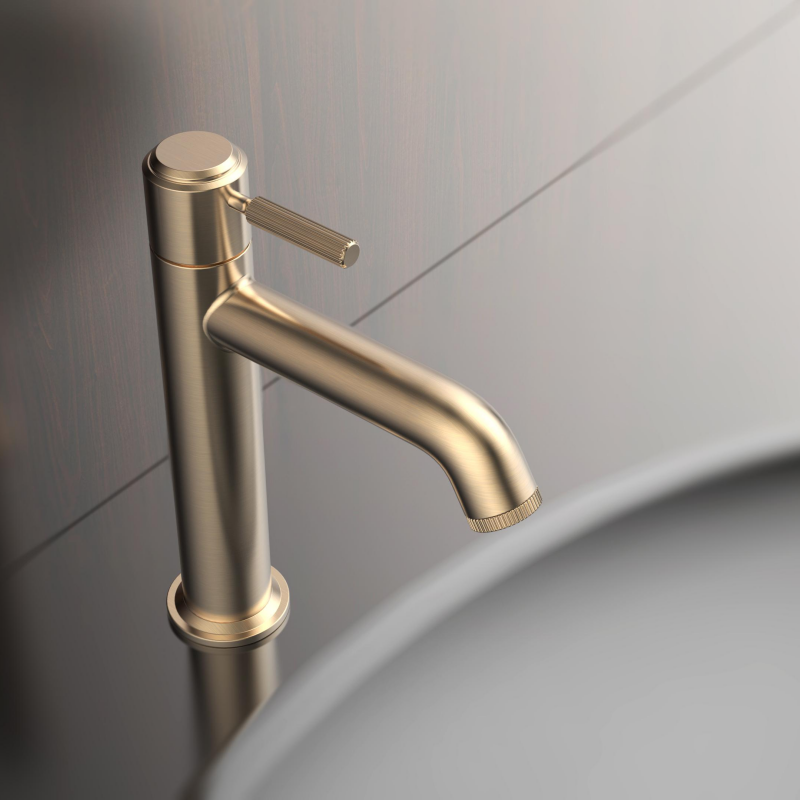 Parsons Series 1PS500100 High End Grade Brass Water Mixer Single Hole Deck Mounted Bathroom Basin Faucet Black 