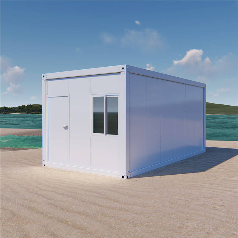 UPS Cheap portable prefabricated mini flat pack container house For warehouse living or office