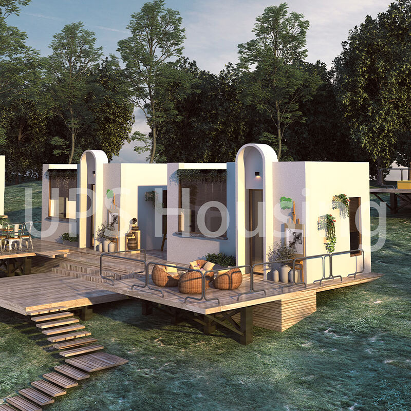 Quick Assembled Prefab Resort Villa Pre Fabricated Villa