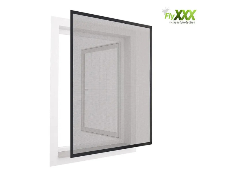 What is the best way to clean a screen door with mesh?