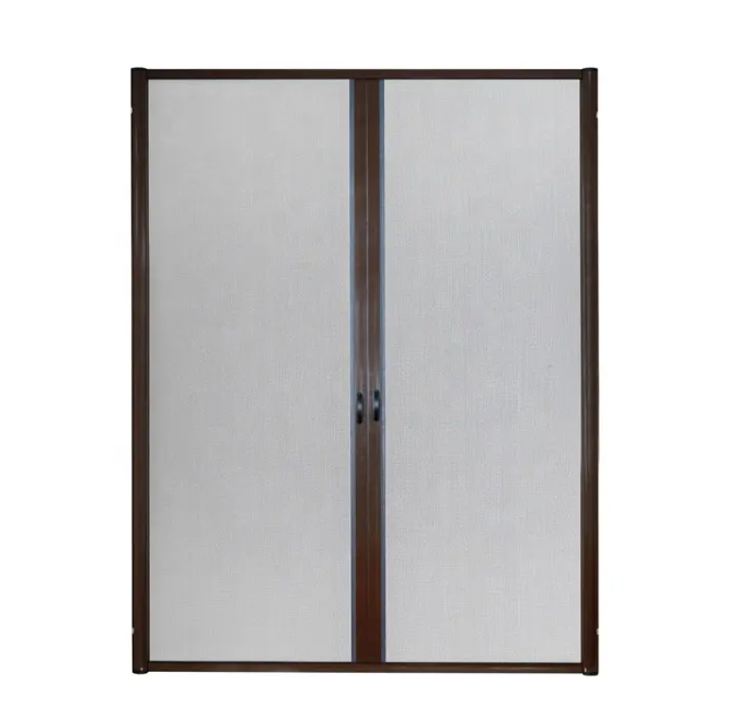 Avoid using harsh chemicals on screen door aluminum surfaces.