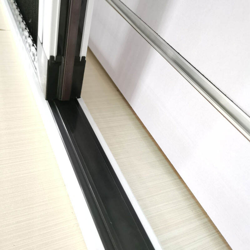 Trackless Folding Insect Fly Screen Door Retractable Pleated Anti Mosquito Screen Door4.jpg