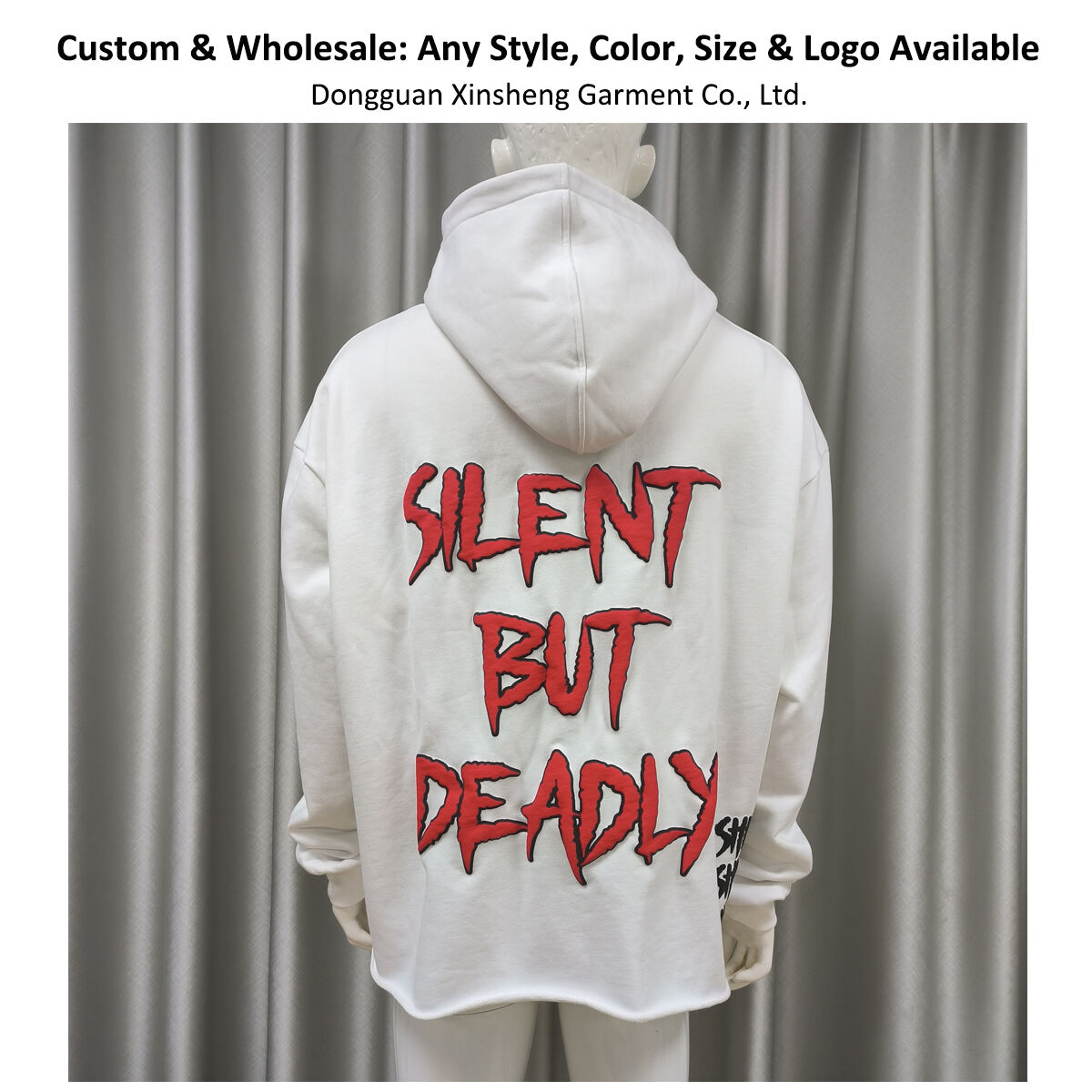 Forøg din brands profil med vores puff-print luksushoodier