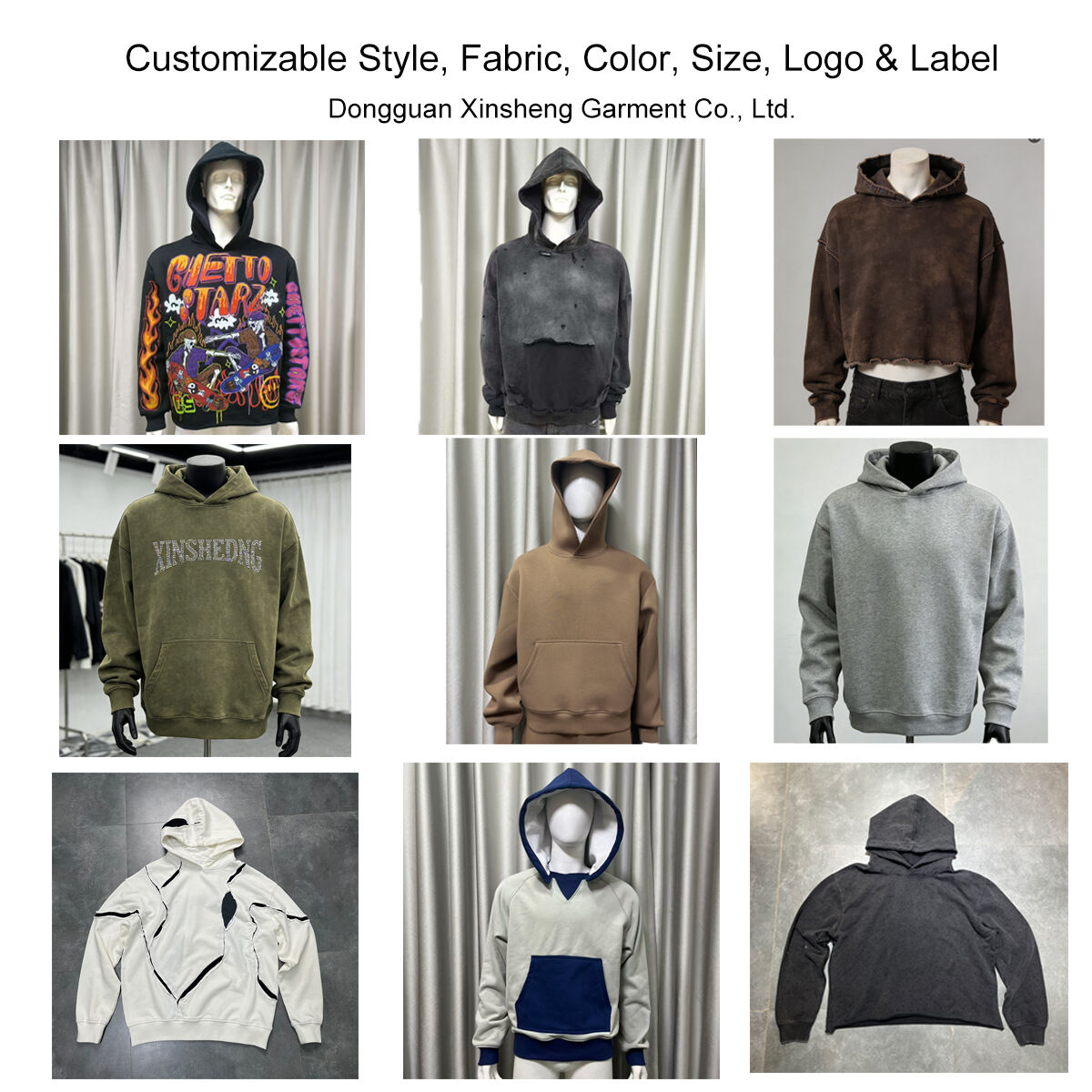 プルオーバーパーカー製造における比類なき専門性