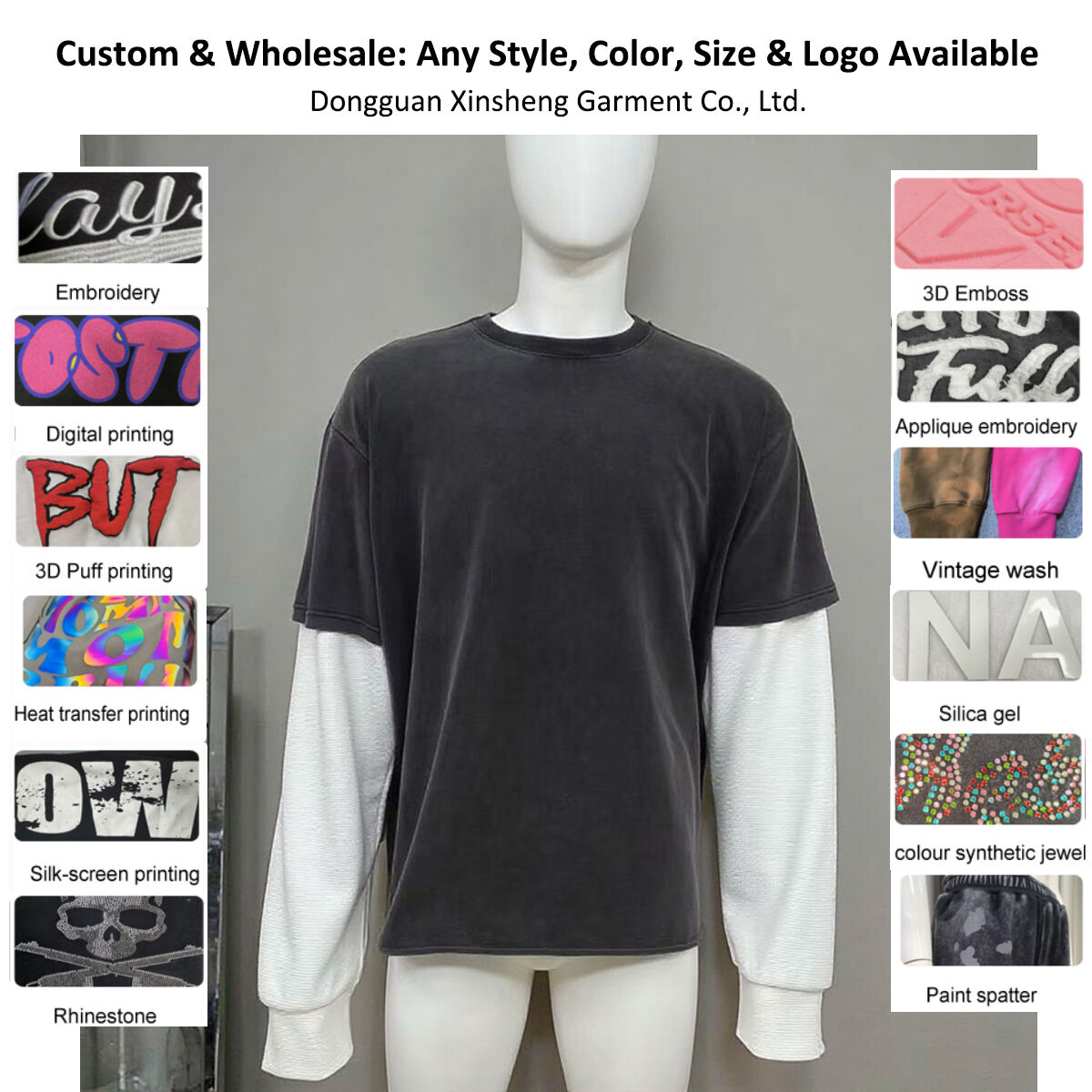 Elevate Your Brand with Premium Long Sleeve Tees