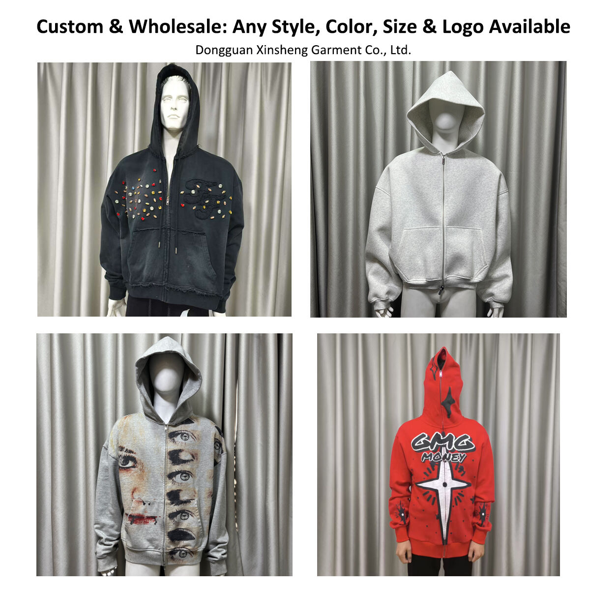 Your Trusted Partner in Full Zip Up Hoodie Manufacturing