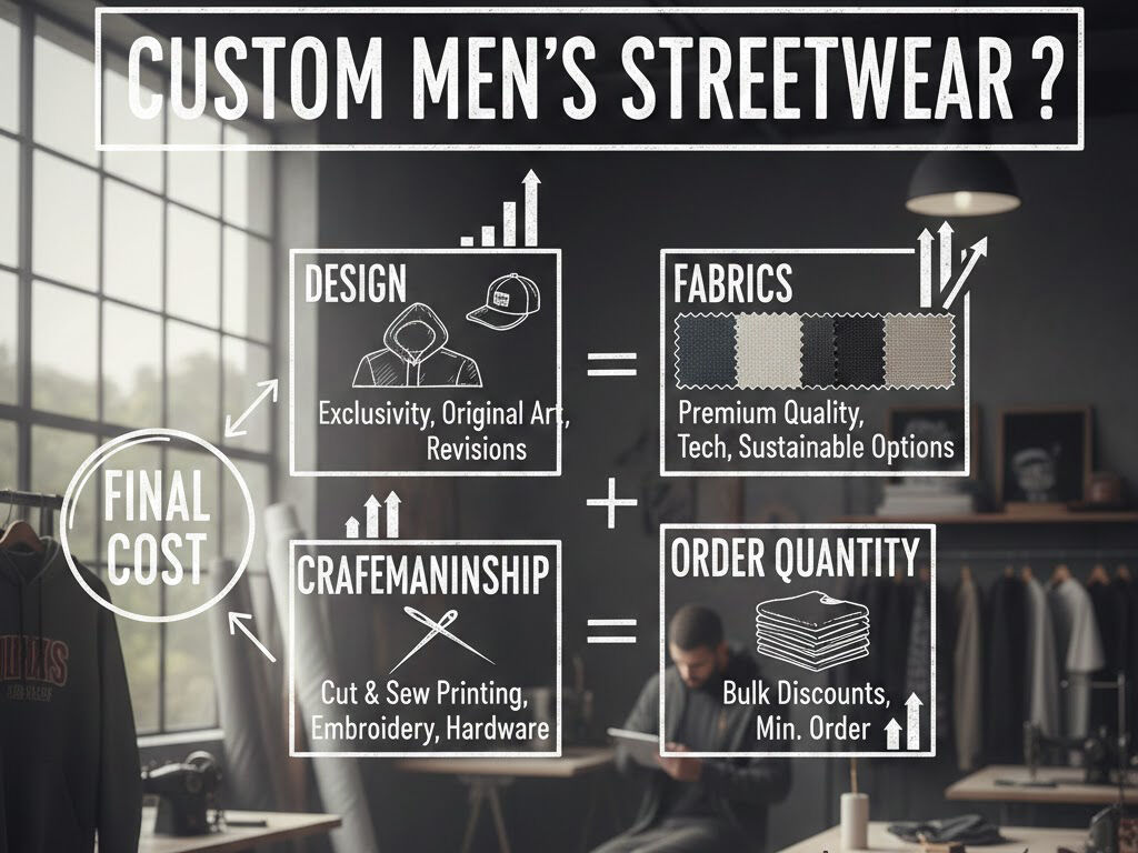 メンズストリートウェアのオーダーメイドはどのくらいの費用がかかりますか？