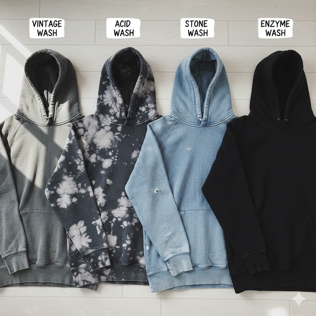 Forøg din brands profil med premium syrvasket hoodie