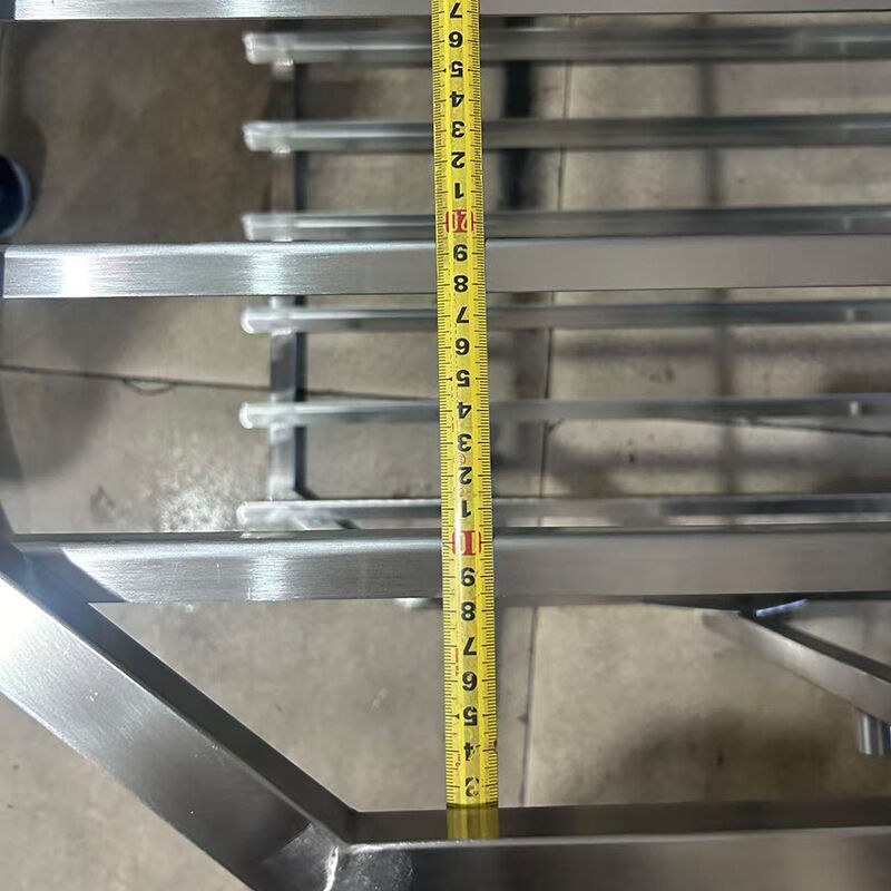 17 Layers 1819x870x661mm Z Type Nesting Double Rack Oven Baking Trolleys Heavy Duty Racks