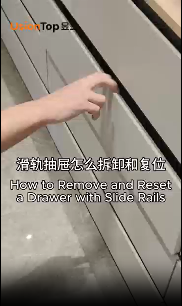 How to Remove and Reset a Drawer with Slide Rails