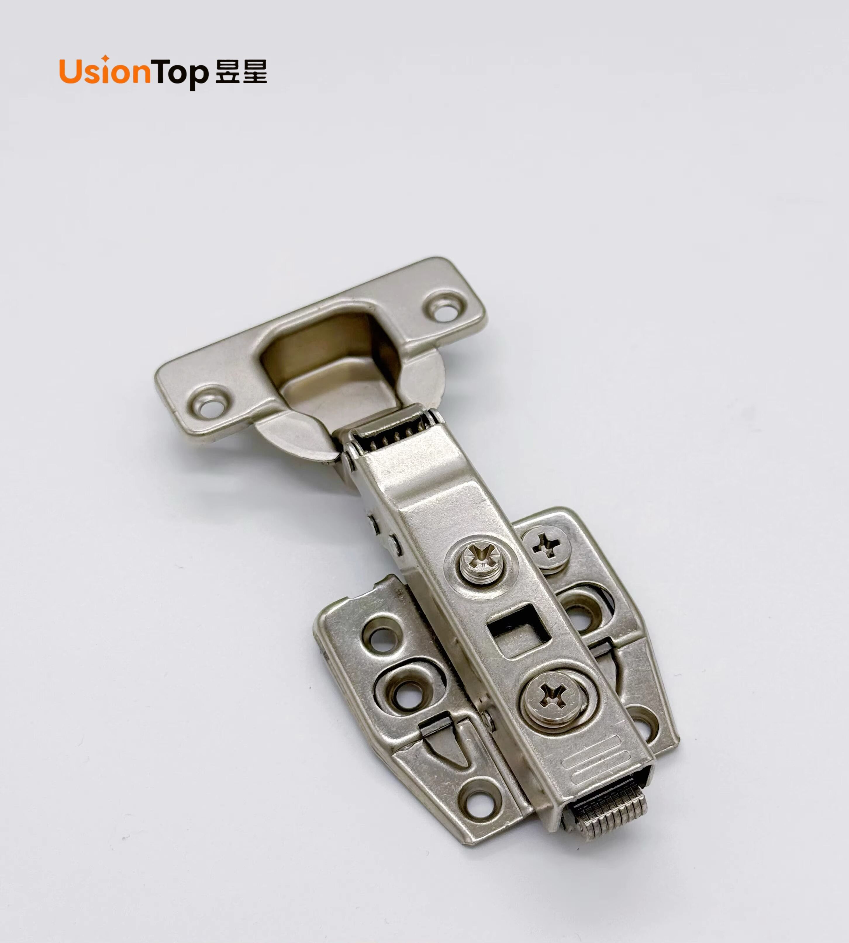UsionTop 35mm Iron Auto-Hydraulic Soft-Close 3D Cabinet Hinge