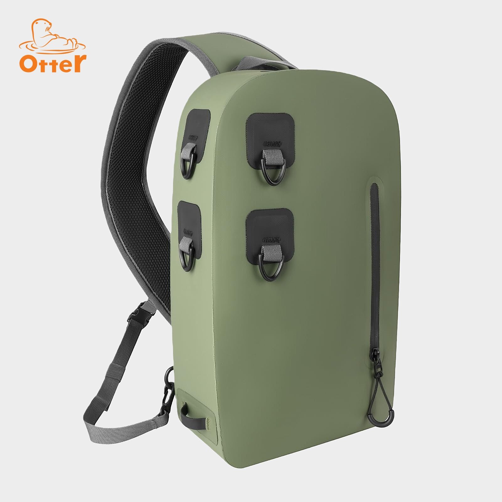 Waterproof Crossbody Sling Backpack Fishing Shoulder Bag