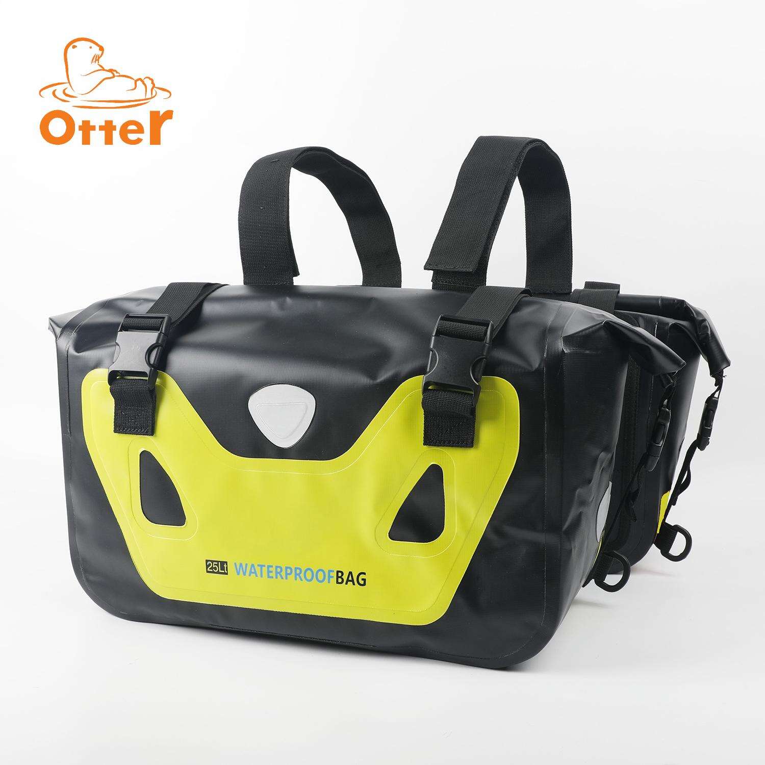 Waterproof Motorcycle Saddle Bag Large Capacity Throw Over Luggage Bags