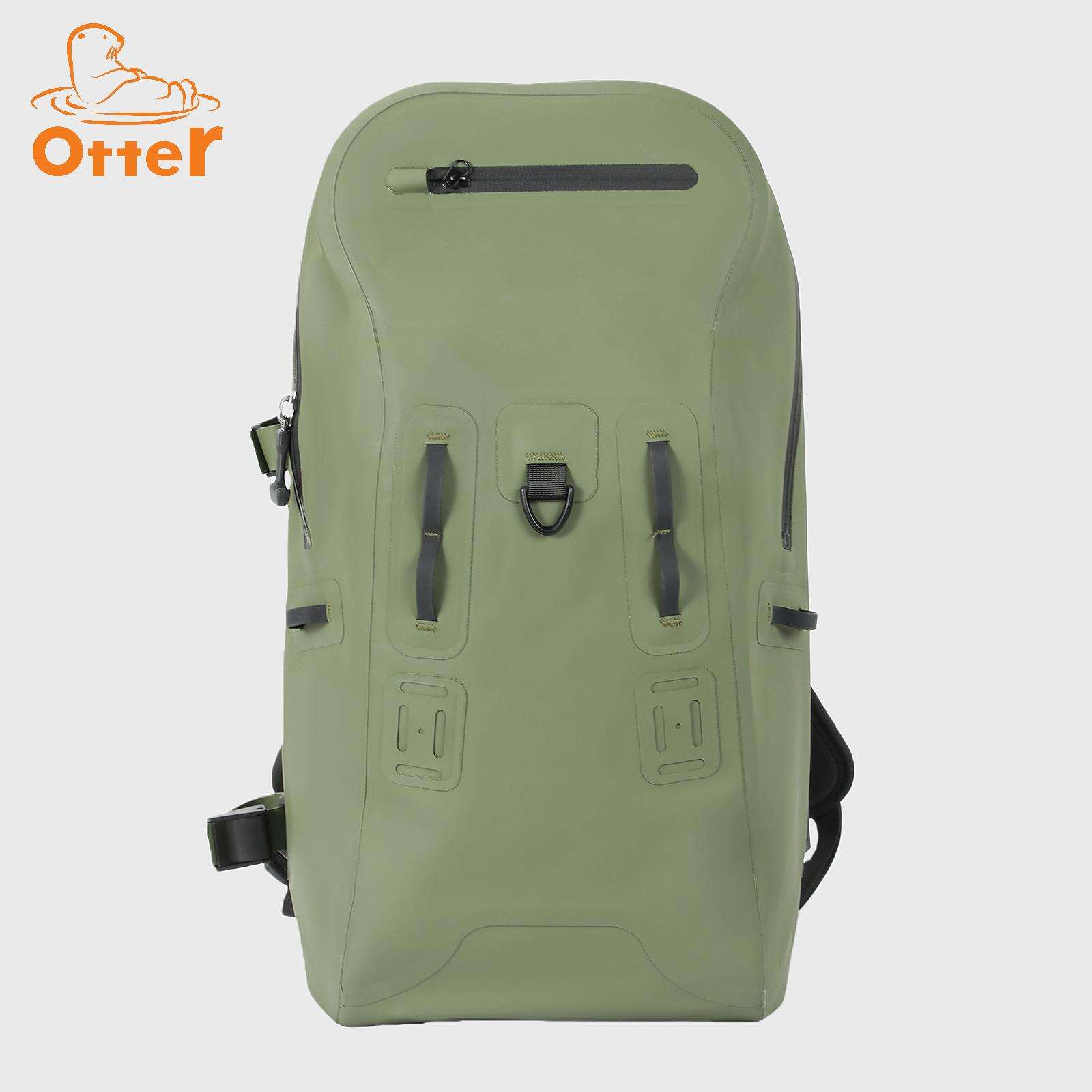 Waterproof Fishing Backpack Tackle Bag With Rod Holders 