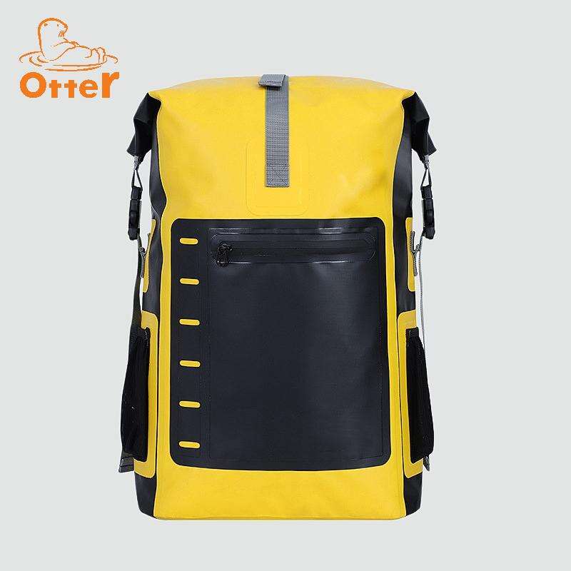 Waterproof Backpack Roll Top Heavy Duty Hiking Backpack