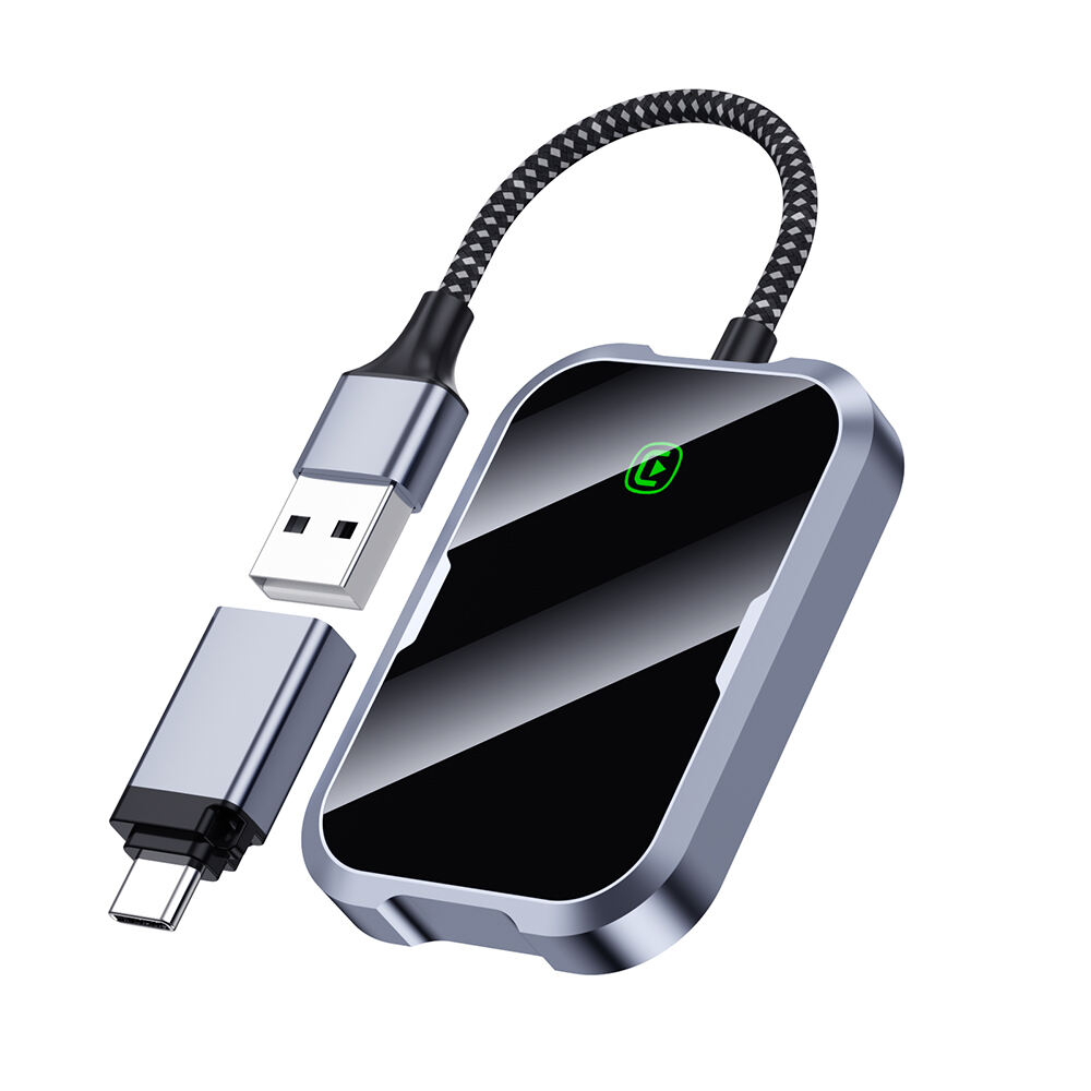 Fuallwin No Delay Converts Factory Wired Wireless Vehicle adattatore CarPlay Draadloze Dongle Plug Drahtloser CarPlay Wireless CarPlay Adapter for iPhone