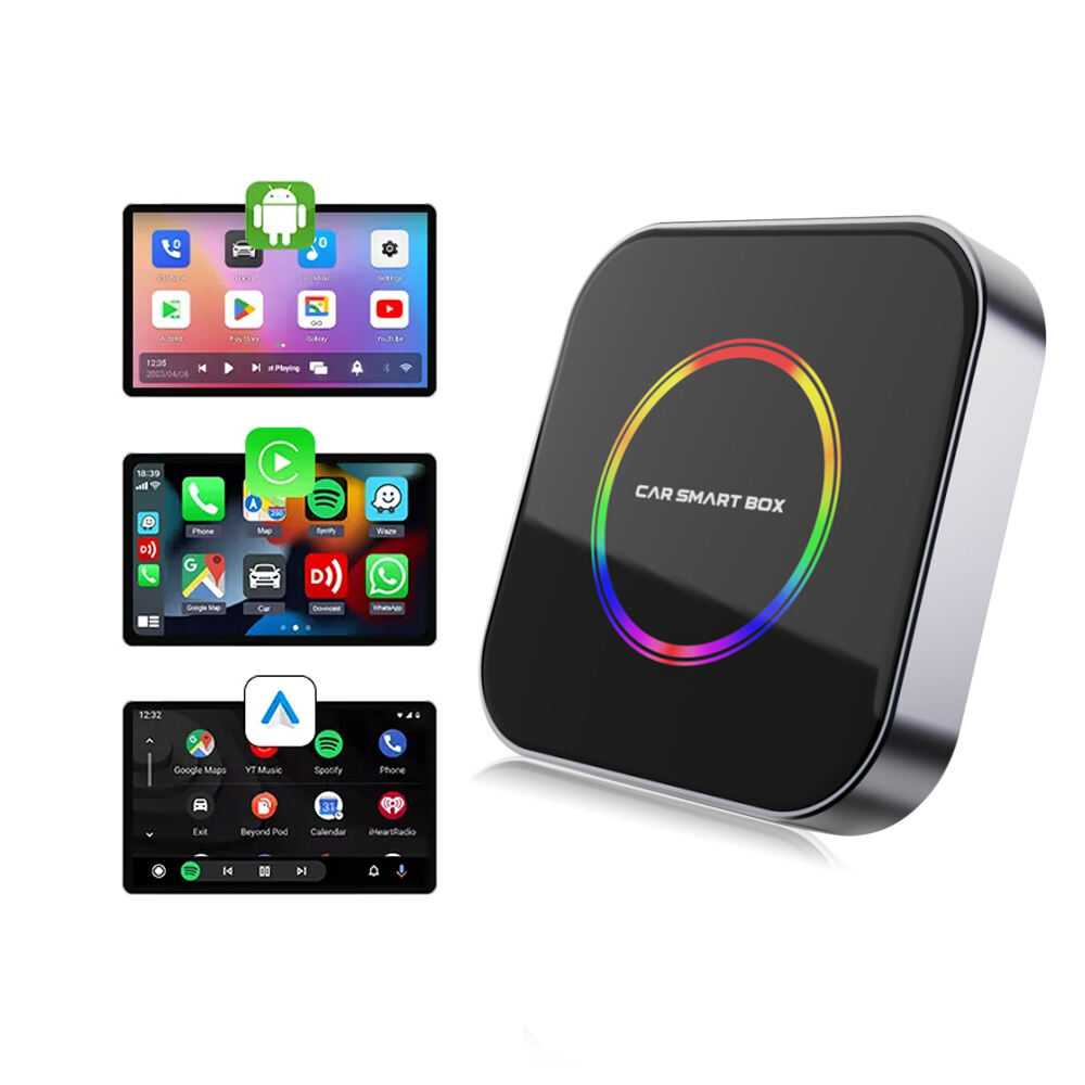 Fuallwin Portable Carro Smart Ai Box Youtube Wired to Wireless Adapter Carplay Android Auto 13 Car Carplay Wireless Dongle