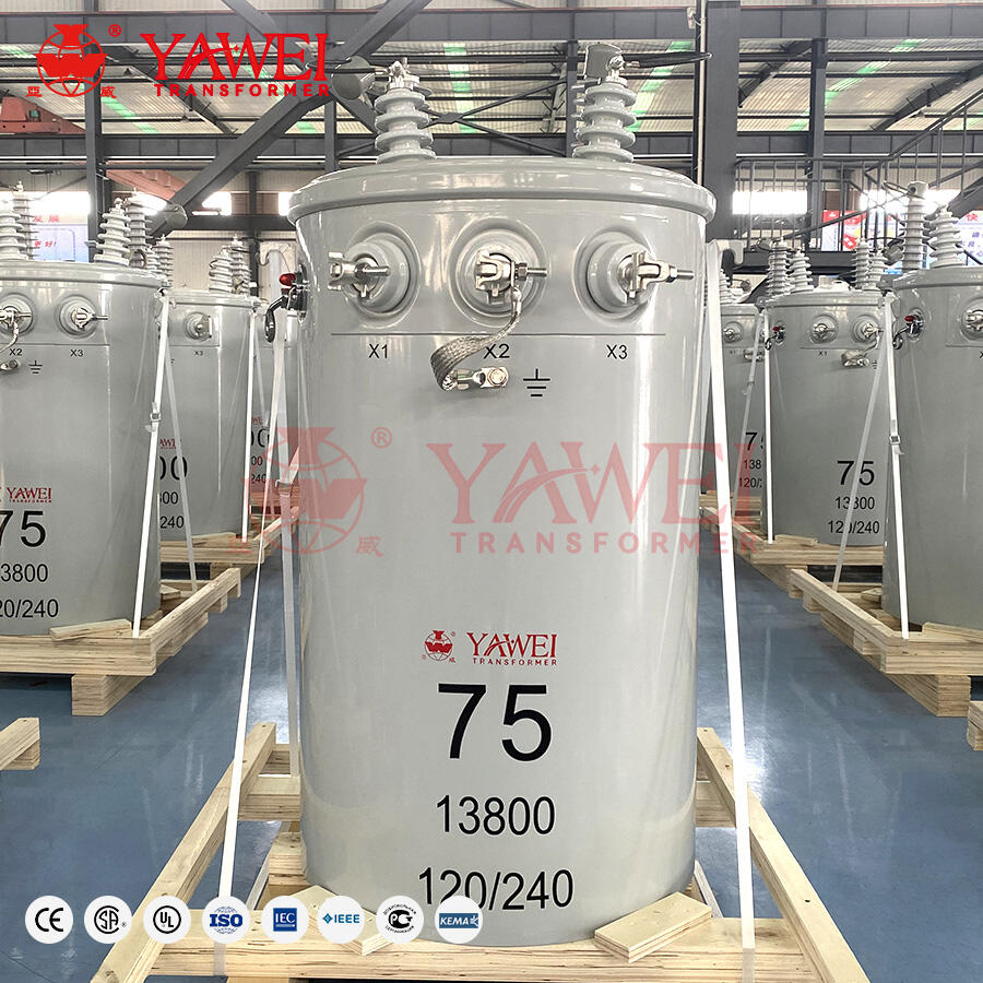 Durable single phase ac transformer for long-term use