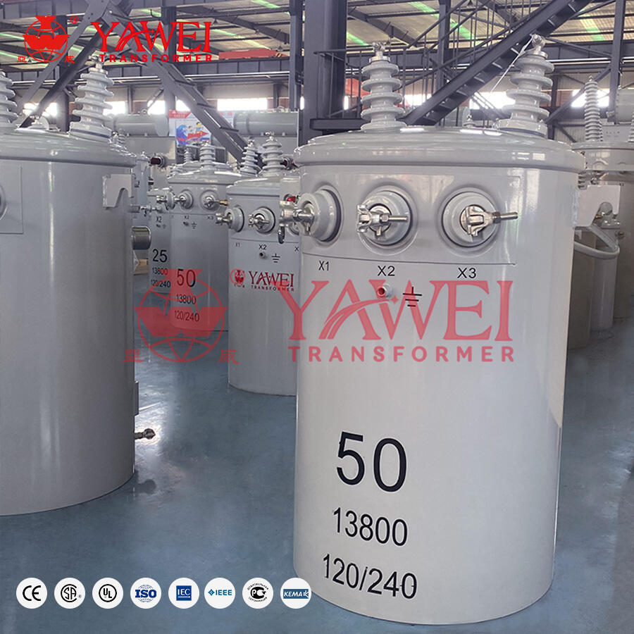 Customizable single phase pole transformers to meet specific requirements