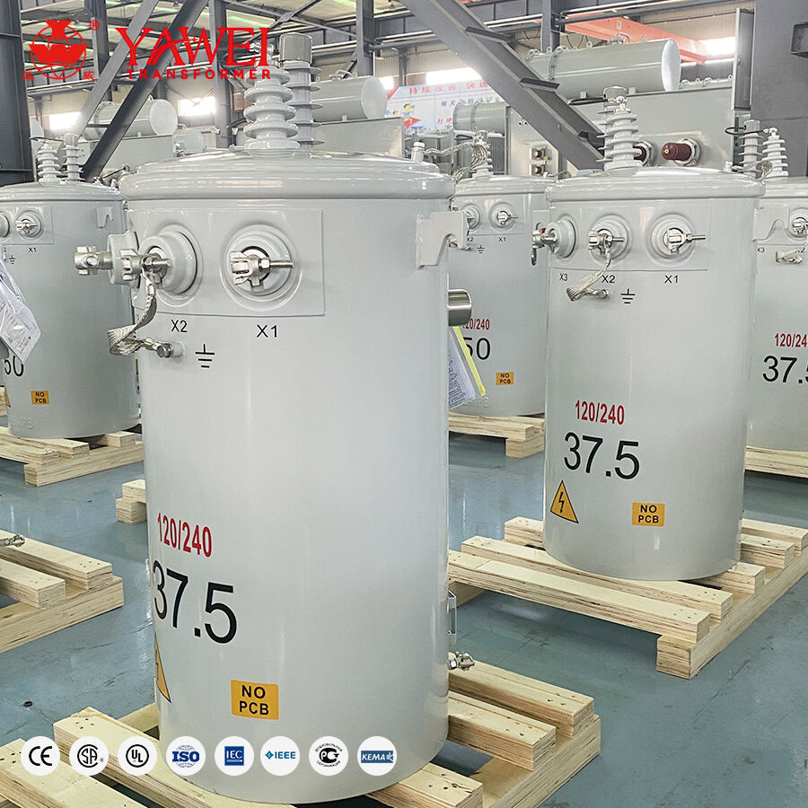 50Hz 60Hz 5kVA~500kVA Single Phase Oil Immersed Transformer Oil-immersed Type Pole-type Pole Mounted Transformer.jpg