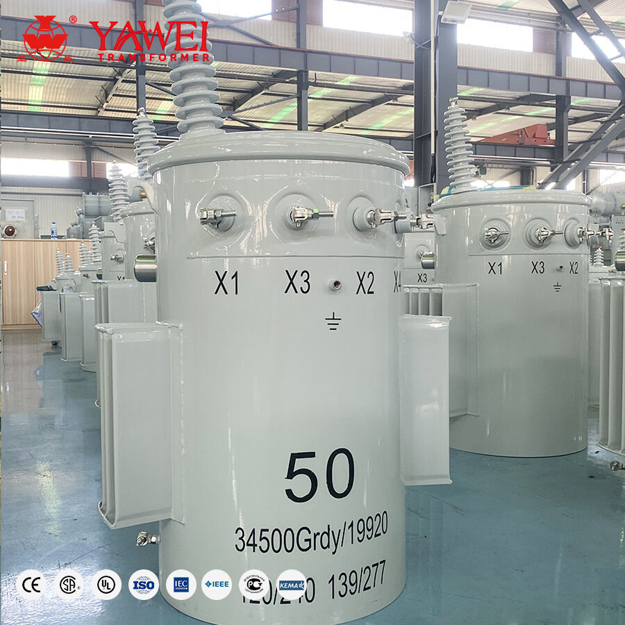 ANSI IEEE C57.12.20 Single Phase Pole Mounted Transformer 13.8kV 13.2kV 7.62kV 25kVA 50kVA 100kVA Oil Immersed Overhead Type.jpg
