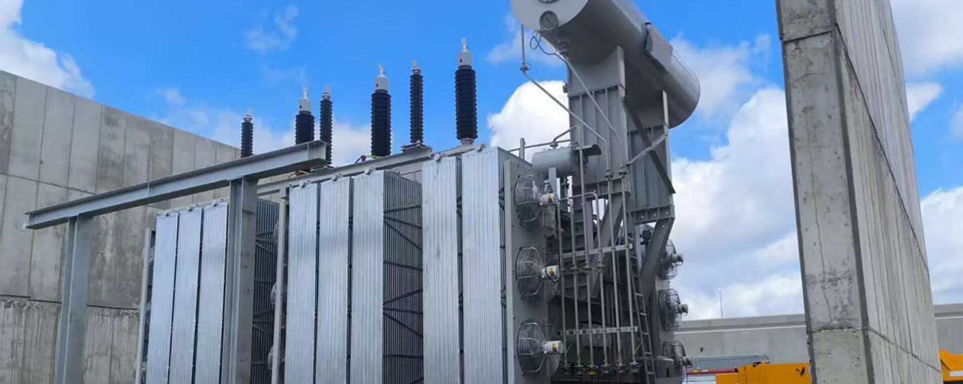 The 345KV fully insulated power transformer project